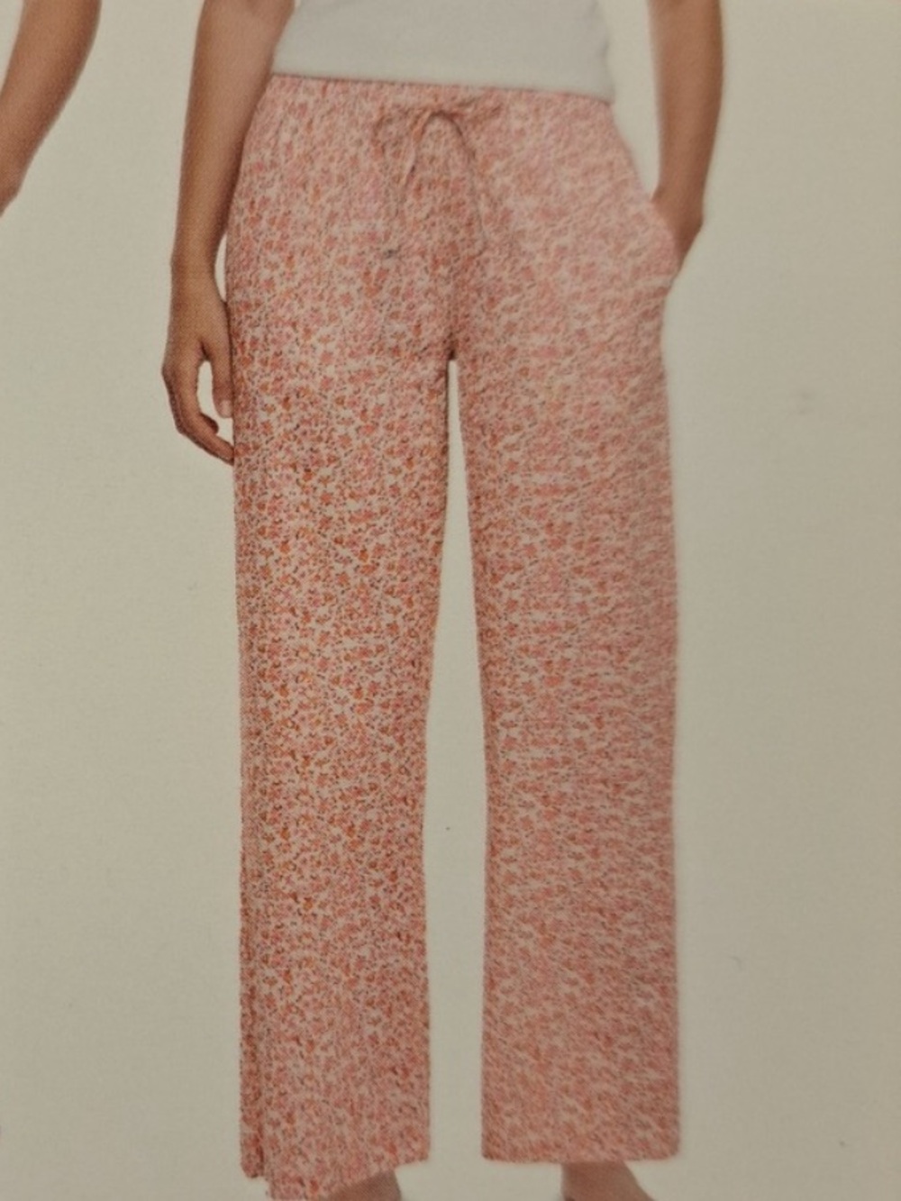 GAP Pink & Coral FloralPajama pj pant. Medium